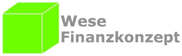 Wese Finanzkonzept